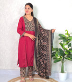 Ajrak dress set D003