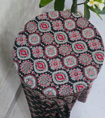 Ajrak mirror saree S050