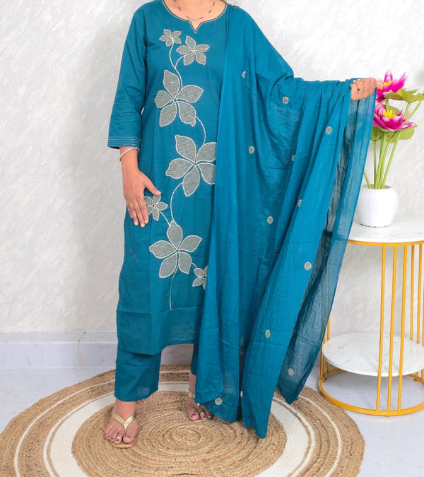 Blue dress set D016