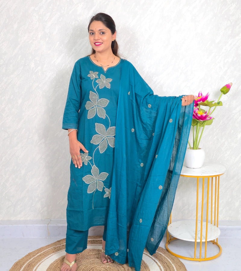 Blue Dress Set D016