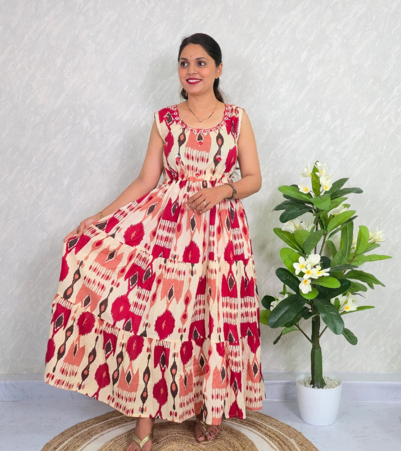 Cotton Middi Anarkali A004