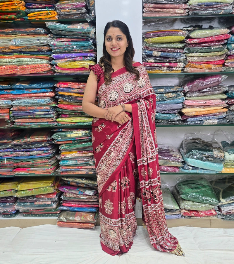 Gajlaxmi Mirror saree S053