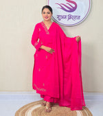Pink dress D011