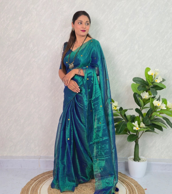 Ragga tissue saree S007