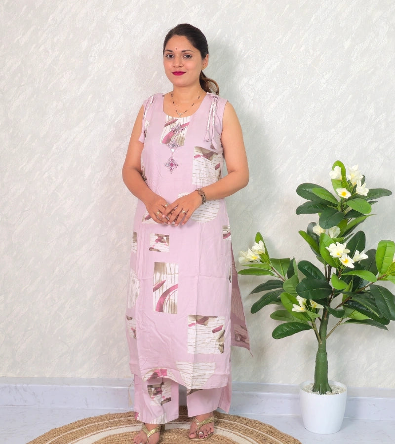 Reyon Pink Co-ord Set C017