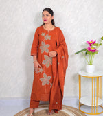 Rust Dress Set D015