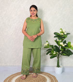 Parrot Green Short Co-ord Set C006