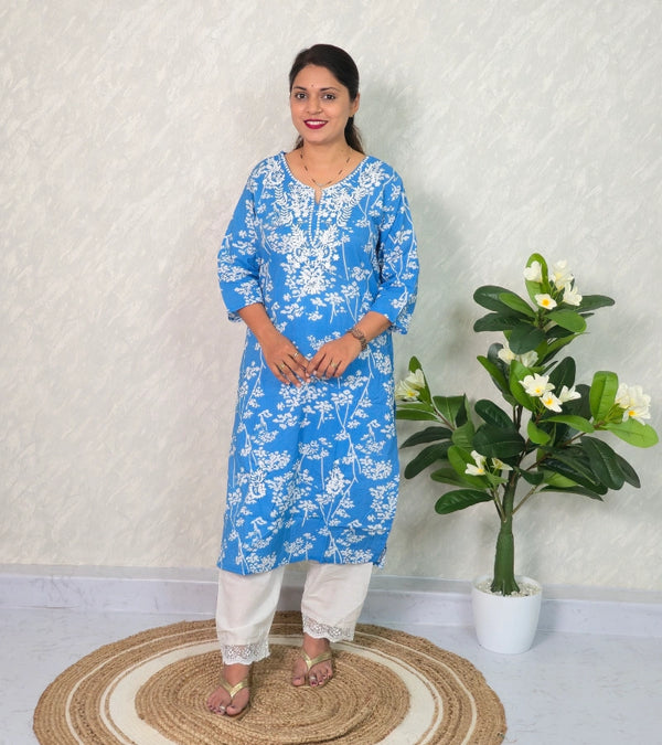 Lakhnavi blue cordset C011