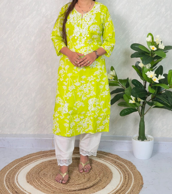 Lakhnavi florocent cordset C010