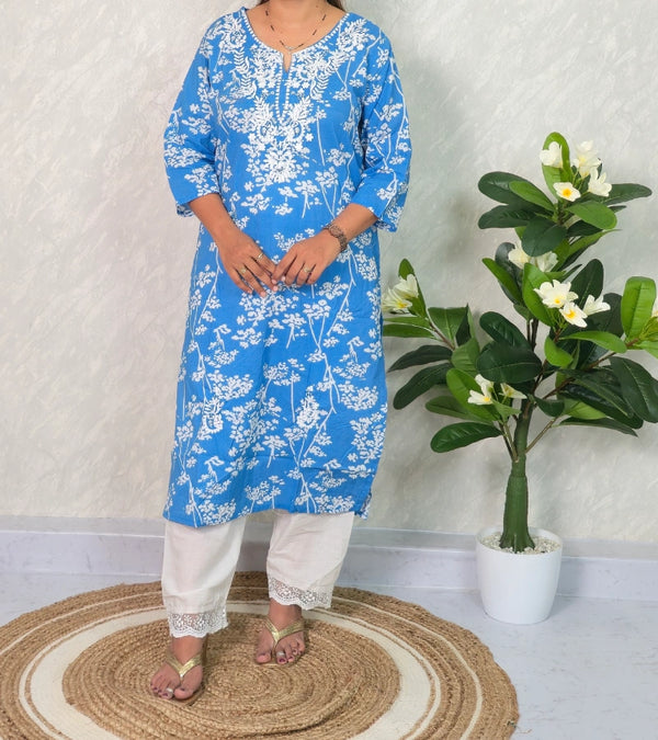 Lakhnavi blue cordset C011