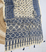 Ajrak mirror saree S050