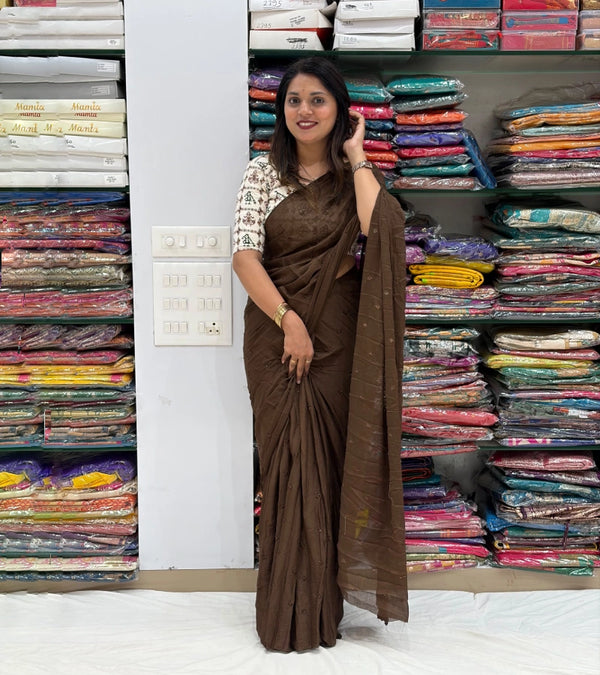 Beats work saree S051