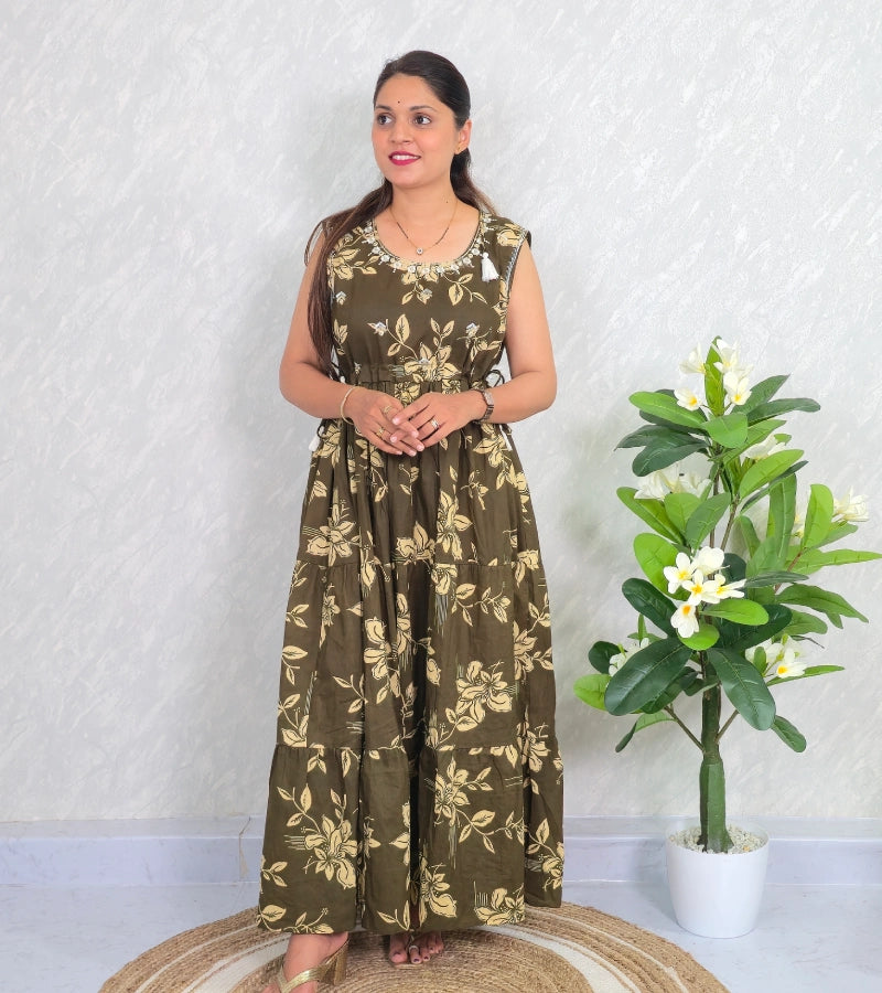 Cotton Middi Anarkali A002