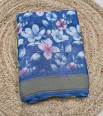 Floral printed saree S023