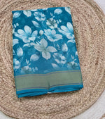 Floral printed saree S023