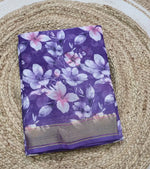 Floral printed saree S023
