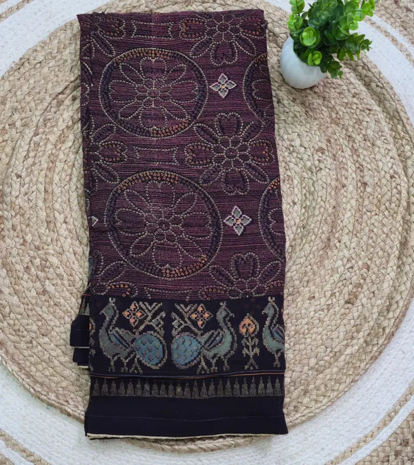 Koyal printed saree S024