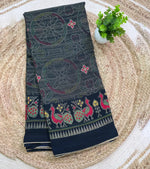 Koyal printed saree S024