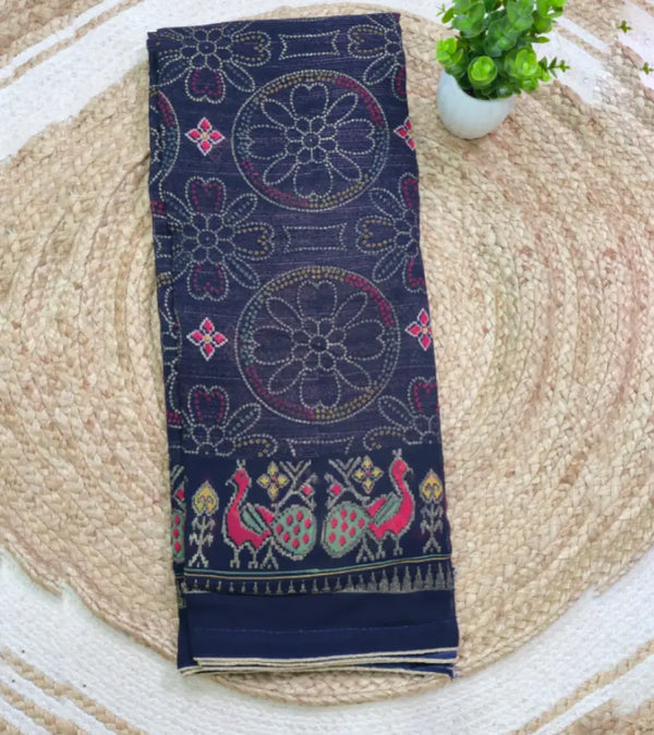 Koyal printed saree S024