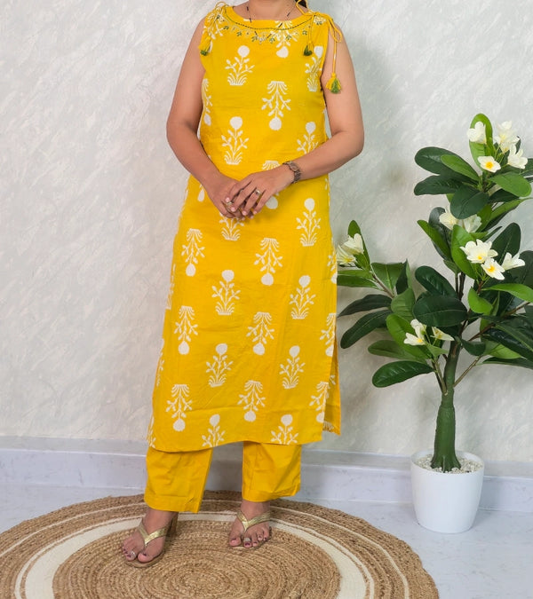 Shoulder Knot Co-ord Set C014